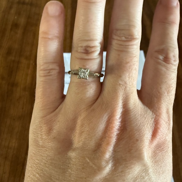 Vintage Diamond engagement ring - Picture 4 of 5